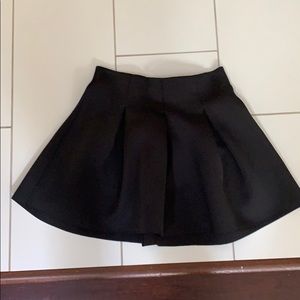 Pleated skater skirt
